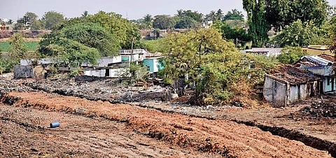 A view of the dying RK Puram Lake | Vinay Madapu