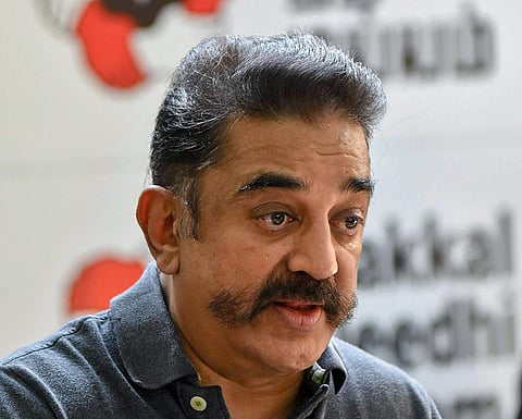 Actor and Makkal Needhi Maiam chief Kamal Haasan (File | PTI)