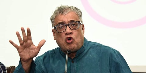 TMC MP Derek O'Brien addresses a press conference at Constitution Club in New Delhi. (Photo | Parveen Negi, EPS)