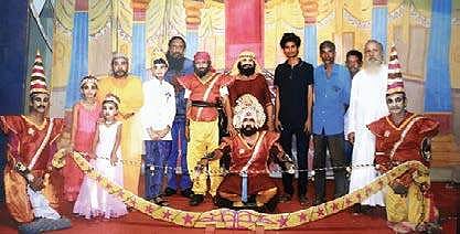 Ramanan with his team after their first digitised perormance