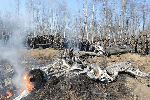 A report said that the officer commanding the Srinagar air base, where the crash took place, has been removed. (Photo | AFP)