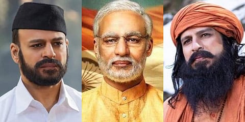 The different looks of Vivek Oberoi in 'PM Narendra Modi'. (Photo | Vivek Oberoi Twitter)