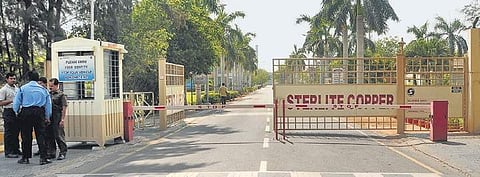A view of Vedanta’s Sterlite copper unit in Thoothukudi, which has remained closed since the firing