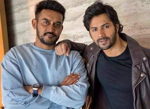  Shashank Khaitan and Varun Dhawan. (Photo | Twitter)