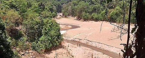 Hemavathi reservoir has 5.65 tmcft of water against the maximum capacity of 37.103 tmcft