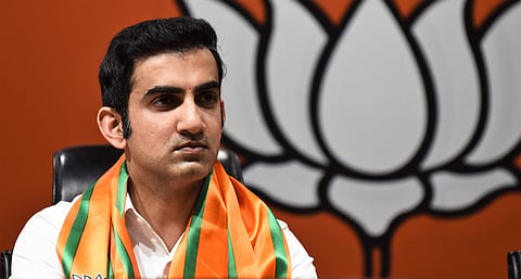 Gautam Gambhir, BJP candidate for East Delhi Lok Sabha constituency (File Photo | EPS)