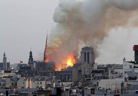 Notre Dame Cathedral's melted roof has left astronomically high lead levels in the plaza outside and adjacent roads. (Photo | AP)