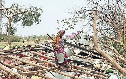 Thousands of homes and other buildings have been damaged in Odisha |  Irfana