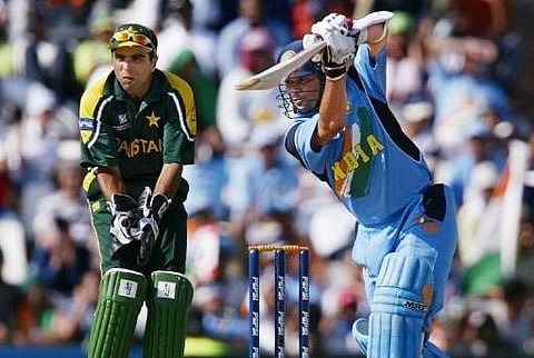 Sachin Tendulkar scored his maiden and final World Cup fifty against Pakistan (File Photo)