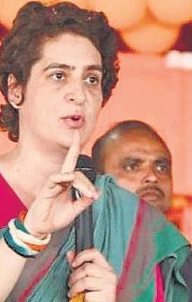 Livid Priyanka pulls up cadre for not doing enough
