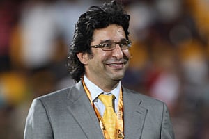 Former Pakistani cricketer and television commentator Wasim Akram. |File Photo