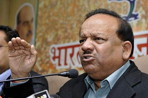 Union Minister Harsh Vardhan (File |PTI)