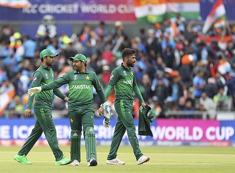 Pakistan skipper Sarfaraz sets the field. (Photo | AP)
