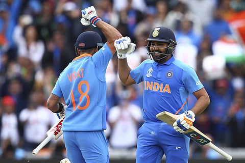 Kohli and Rohit set the platform for India's massive total | AP