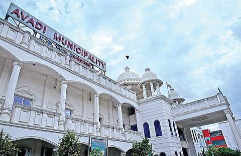 The Avadi municipality building | Shiba Prasad Sahu
