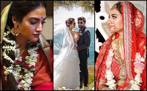 Bengali actress and newly-elected MP Nusrat Jahan got married to her businessman beau Nikhil Jain in the picturesque Turkish town of Bodrum, on 19 June 2019. Check out pictures of the lovely bride on her big day! (Photos | Instagram/ Twitter)