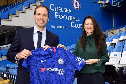Petr Cech will return to Chelsea in an advisory role after retiring from his duties as a goalkeeper last month (Photo | Twitter @PetrCech)