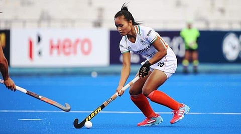  Indian women's hockey team forward Lalremsiami
