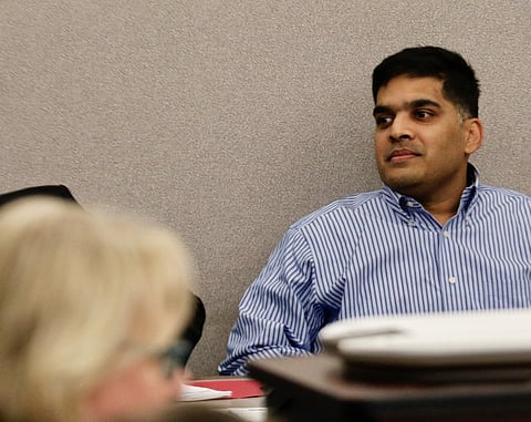 Wesley Mathews sits in Judge Cheryl Lee Shannon's courtroom during hearing at the Henry Wade Juvenile Justice Building in Dallas. (Photo | AP)
