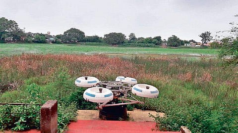 Polluted Karanga Kata pond in Balangir town | Express