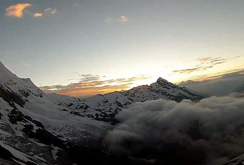 Nanda Devi East peak in Pithoragarh district in Uttarakhand. (Youtube Screengrab)
