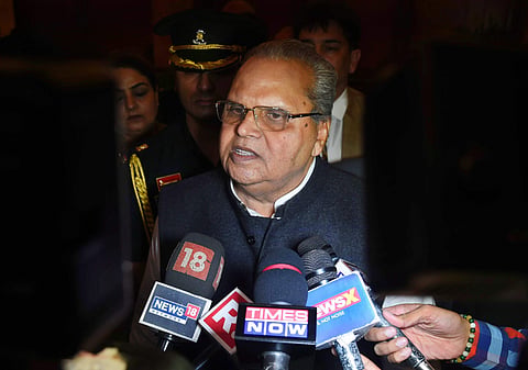 Jammu and Kashmir Governor Satya Pal Malik (File | PTI)