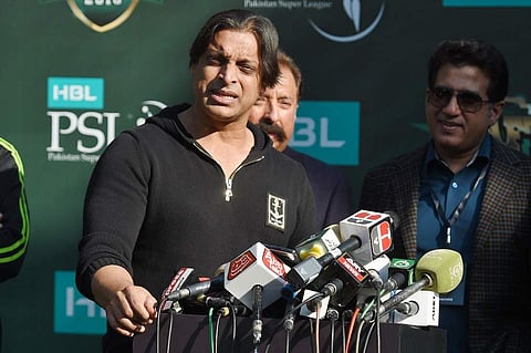 Former Pakistani cricketer Shoaib Akhtar. (Photo | AFP)