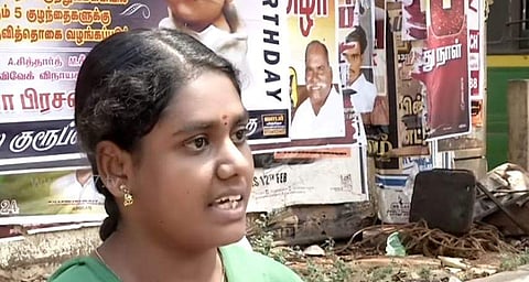 Anti-liquor activist Nandhini Anandhan