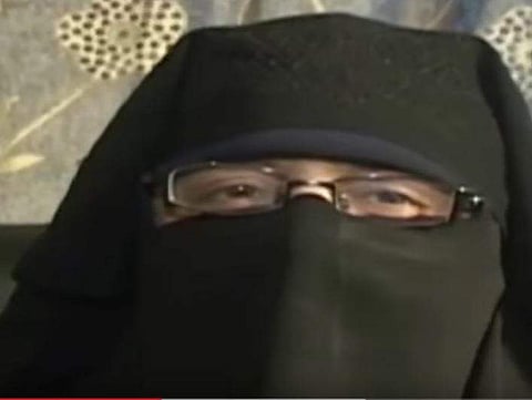Kashmiri separatist leader Syeda Asiya Andrabi. (YouTube screengrab)