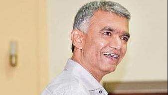 Karnataka RDPR minister Krishna Byre Gowda attends a Cabinet briefing at Vidhana Soudha in Bengaluru on Thursday | NAGARAJA GADEKAL
