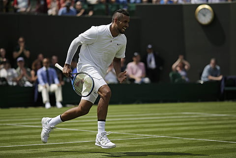 Kyrgios admitted he was excited about the chance to prove himself against Nadal. | AP