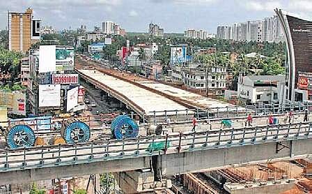 Construction of Vyttila flyover resumes 