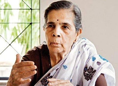 Social activist Nirmala Purandare (Photo | Twitter)