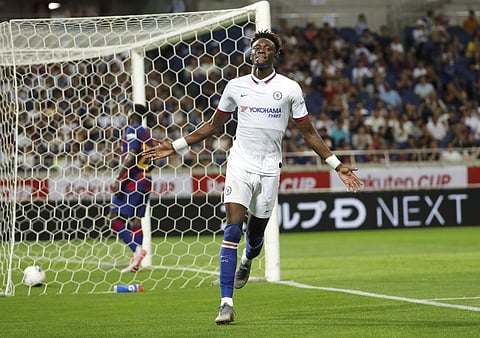 Chelsea coach Frank Lampard was all praise for Tammy Abraham. | AP