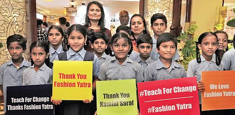 Kids promoted by Fashion Yatra (Photo |EPS)