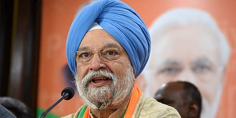Civil Aviation Minister Hardeep Singh Puri (Photo| R Satish Babu, EPS)