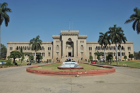 Osmania University in Hyderabad.|Express Photo.