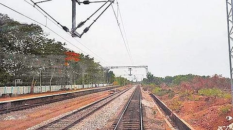The electrification work of Konkan Railway line began in 2017 at a cost of Rs 1,100 crore. The project is likely to be completed by December 2020 | Express
