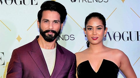 Bollywood actor Shahid Kapoor and his wife Mira Rajput (File Photo | PTI)