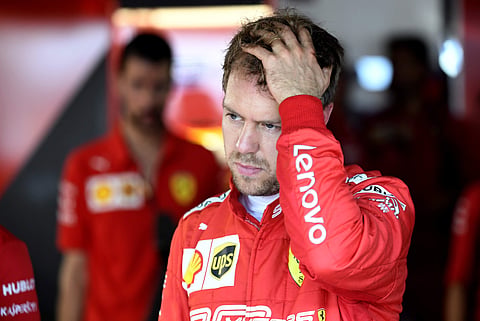 Vettel failed to make it past Q3 in front of his home fans at Hockenheim | AP