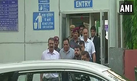 Moin Qureshi coming out of a court hearing. (File | ANI)