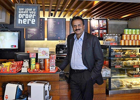 The billionaire owner of Cafe Coffee Day, VG Siddhartha (File Photo| AFP)