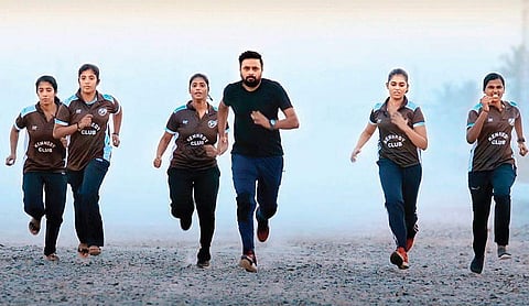 A still from M Sasikumar-starrer 'Kennedy Club'.