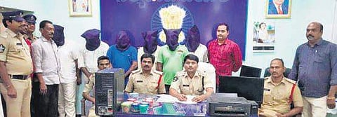  Vakadu circle police with the accused