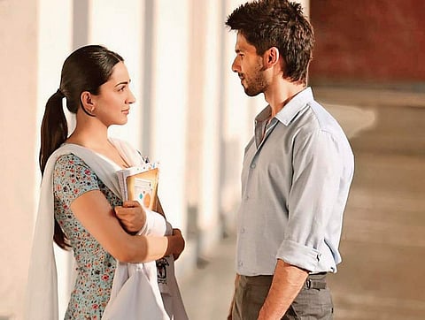 (Below) A still from the film Kabir Singh