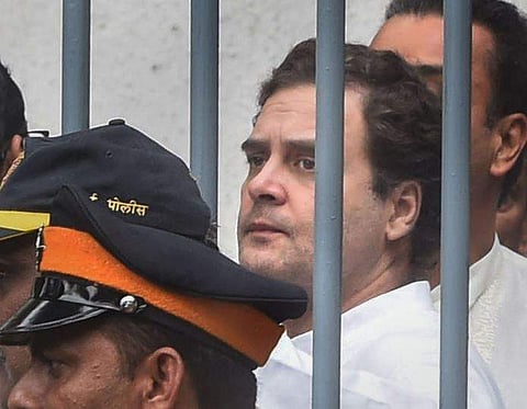 Congress leader Rahul Gandhi arrives at Sewri court in Mumbai Thursday July 4 2019. | PTI
