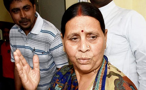 Former Bihar CM Rabri Devi (File Photo | PTI)