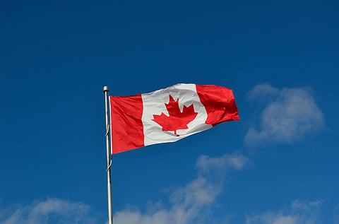 Canada flag used for representation.