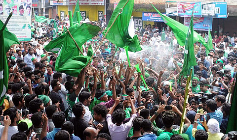 Image of IUML supporters used for representational purpose