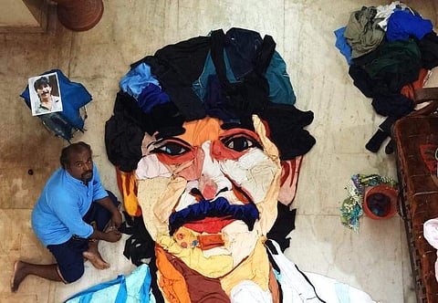 An artist's tribute to PM Noushad has set an example for many (Photo | Facebook)